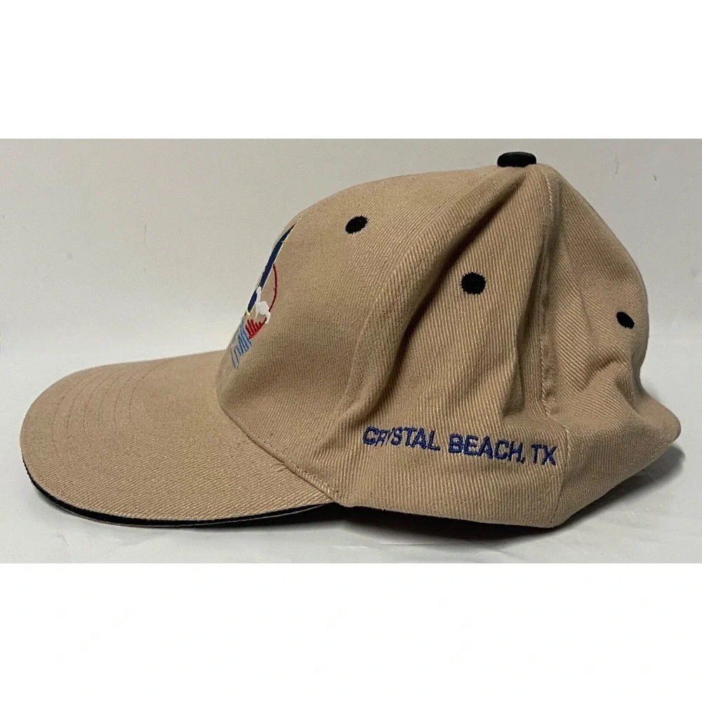 STEVES LANDING CRYSTAL BEACH TEXAS CAP SAIL BOAT SEA GULL‎